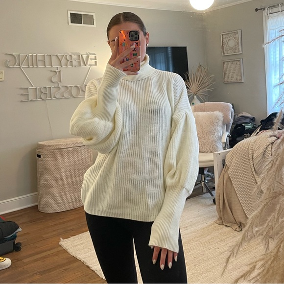 Hello Molly Sweaters - Hello Molly Off White Sweater